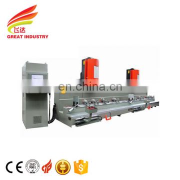China cnc double head milling machine for aluminium window dooor and curtain wall