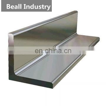 high quality unequal 201 stainless steel angle bar price for architectural