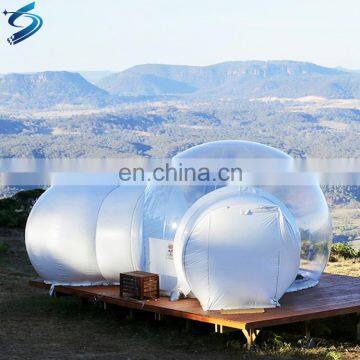 Luxury transparent inflatable bubble lodge tent party wedding tents wholesale price for rent sale bubble tent events outdoor