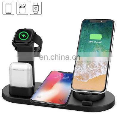amazon bestseller 2021 3 in 1 wireless charger charging stations 4-in-1 charging station charger wireless