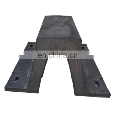 Customized Sizes Marine Arch Type V rubber fender for Port Jetty