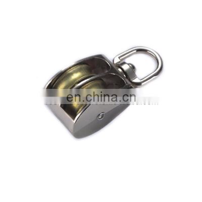 Fashion High Quality Metal Pulley With Swivel