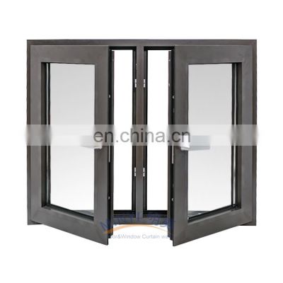 Modern Double Glazed Tempered Design Aluminium Frame Glass Windows For Home
