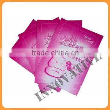 top quality customized printed laminating cosmetic empty packaging for facial mask