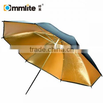 Commlite 40'' Black & Gold Photo Studio Umbrella, Hot Sale Photo Sutio Accessories