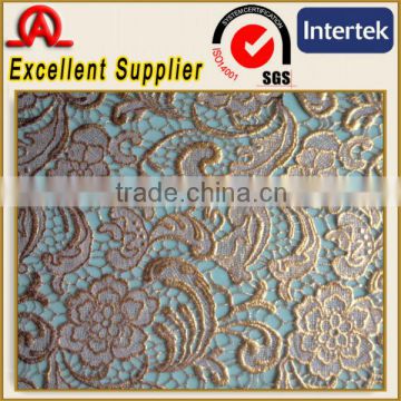 100% cotton fabric embroidery style cotton fabric for lady dresses