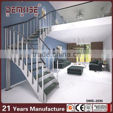 prefab modern hosue indoor small space stairs