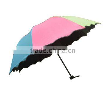 Colorful Promotion Gift 3 Folding Umbrella with UV protection