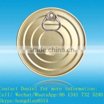 603# 153.4 mm tinplate normal lid for can making
