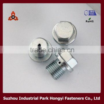 Metric Standard M9 Bolt Type Of Hex Flange Head With Hole