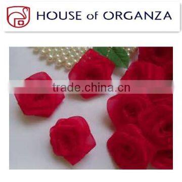 2014 High Quality Red Organza Ribbon for Chrismas Decoration