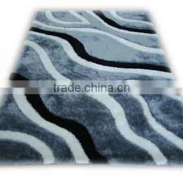 new fational green trip home decor polyester shaggy carpets