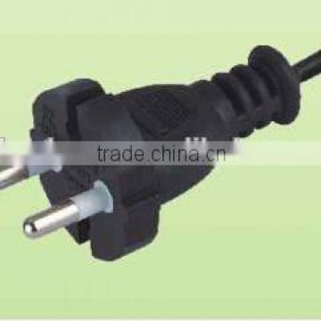 Korea 10/16A 250V Power Cord with two flat pins plug made in China