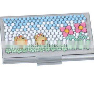 rhinestone card holder for promotional