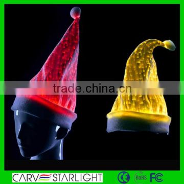 Fashion optical fiber luminous hot Christmas hats