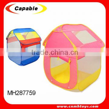 Lovely pink and blue kids indoor and outdoor tent house