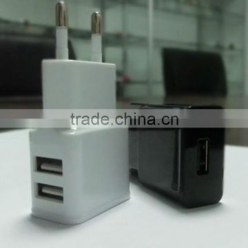 Multifunction 5V AC White EU Wall Charger Plug Adapter For Iphone output 2a