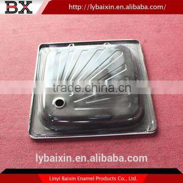 China wholesale market corner enamel steel shower tray