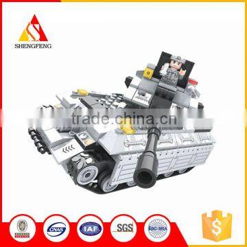 Cheap price plastic kids delightful colors bricks toy building blocks panzer