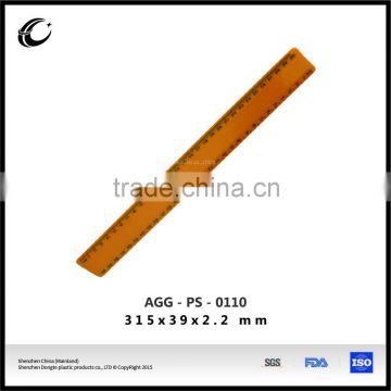 Factory custom personalized ps plastic ruler 30cm