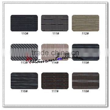 T097 450*300mm PVC Ribbed Dark Color Placemat