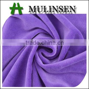 Shaoxing textile solid dyed polyester fabric velvet