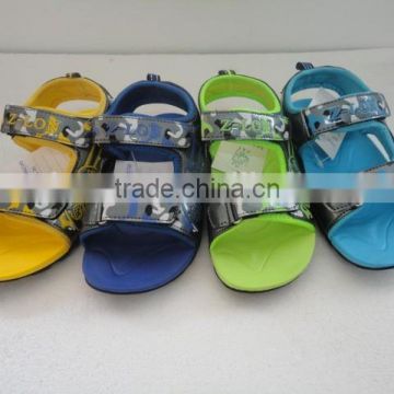2015 china shoes manufacturer kids fancy sandals PU sandals for boys