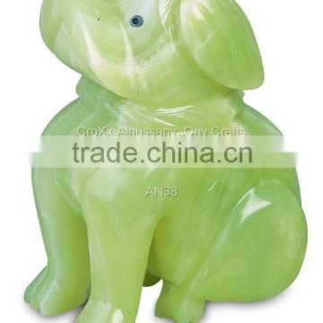 Onyx Dog Figurines in low price