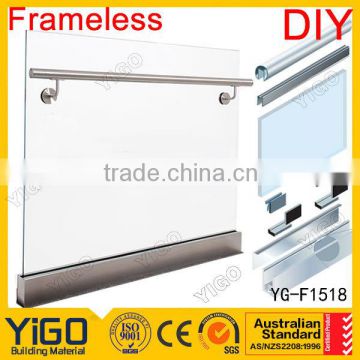 Highest quality indoor glass railing