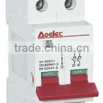 AUT2 with Semko Certificate 20A double pole Isolator Switch