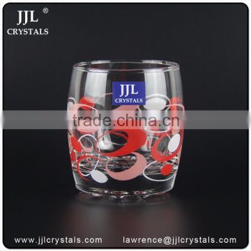 JJL CRYSTAL BLOWED TUMBLER JJL-9901R WATER JUICE MILK TEA DRINKING GLASS HIGH QUALITY