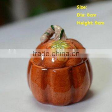 ceramic pumpkin mini pot