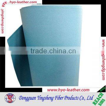 Nonwoven fiber raw material for insoles