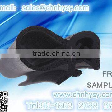 EPDM rubber seal strip with pebble texture