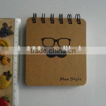 custom design mini sprial hardcover memo pad for promotion