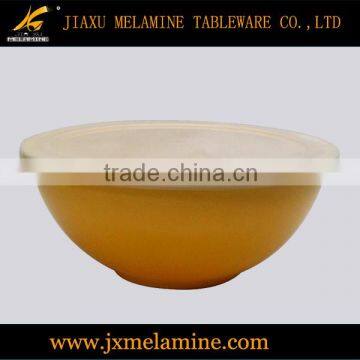 yellow storage melamine mixing bowl