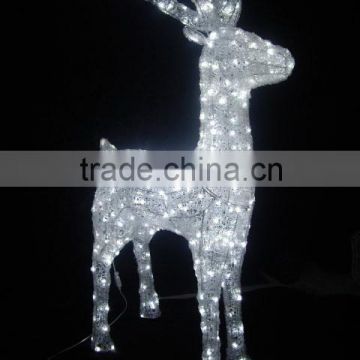 3D ABS led christmas reindeer motif light