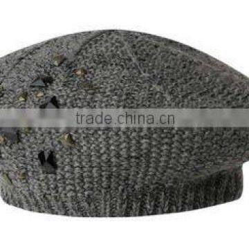Lady beret fashion hats Jeweled beading JRVV2013-009