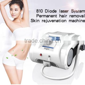 New best portable diode laser device for painless hair removal (CE)/ epilation laser 810 nm