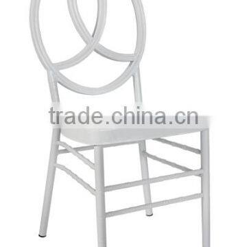 good quality Elegant Strong & Stackable Steel Phoenix chair,color:white ,thickness:1.2mm steel