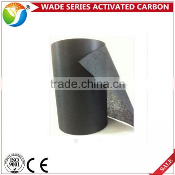 Activated carbon filter cloth for suitcase / bag