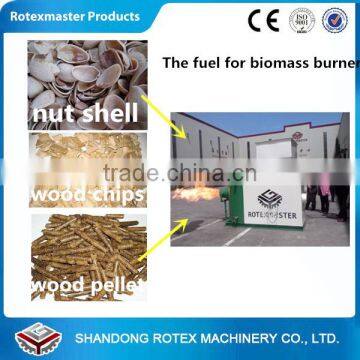 Biomass direct fired burner for steam boiler replace heavy oil burner