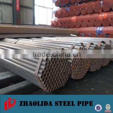 ERW black steel pipe for scaffold 6m