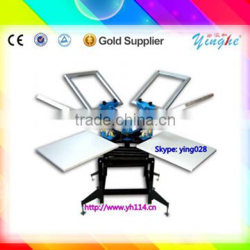 yinghe CE approved rotating silk screen printing machines for cap