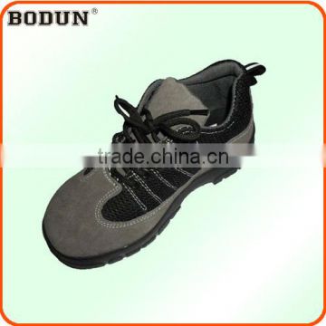 A4016 Grey Low Upper Genuine Leather Safety Shoes