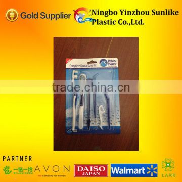 Toothbrush suits/ complete dental care kit,set toothbrushes