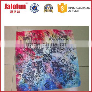 Promotion gift custom dyed sublimation printing neck silk scarf for pet