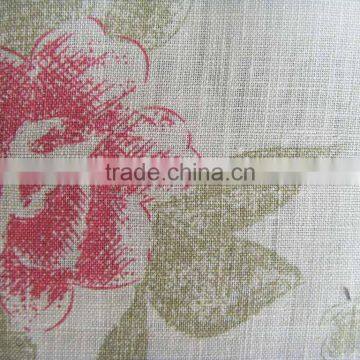 plain weave printed linen fabric factory in huzhou