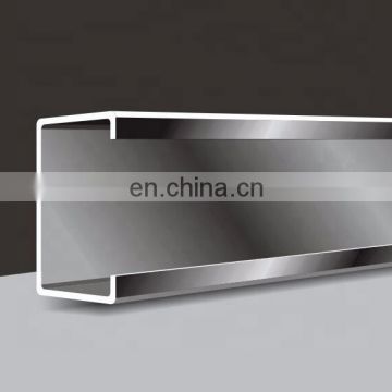Stainless steel C channel profile pipe /Galvanized Perforated U steel profile/U channel