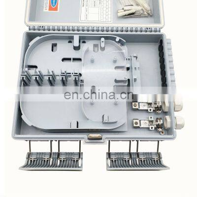 8 Core with SC connector Fiber Terminal Box Gray wfp wall mount telecom fiber optic distribution outdoor  box